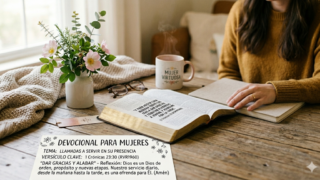 Domingo 12 de abril del 2026 | Devoción Matutina para Damas 2026 | Llamadas a Servir en su Presencia»