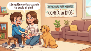 Lunes 4 de mayo del 2026 | Devoción Matutina para Menores 2026 | ¿En quién confías cuando te duele el pie?
