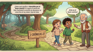Viernes 15 de mayo del 2026 | Devoción Matutina para Niños Pequeños 2026 | ¡Derechito por el buen camino!