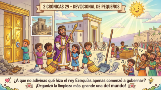 Domingo 17 de mayo del 2026 | Devoción Matutina para Niños Pequeños 2026 | ¡Una gran limpieza para celebrar!
