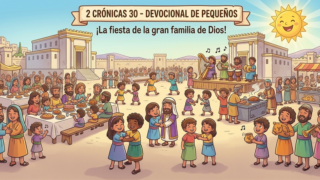 Lunes 18 de mayo del 2026 | Devoción Matutina para Niños Pequeños 2026 | ¡La fiesta de la gran familia de Dios!