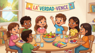 Martes 23 de junio del 2026 | Devoción Matutina para Niños Pequeños 2026 | El Banquete de la Verdad y el Fin de la Mentira