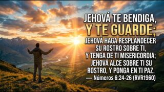 Reflexiones de la Biblia | NÚMEROS 6:24-26: Jehová te bendiga, y te guarde… | Hugo Lamela