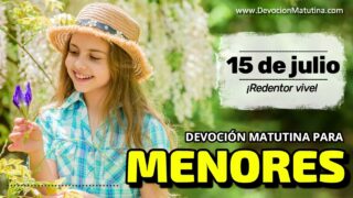 15 de julio del 2026 | Devoción Matutina para Menores 2026 | ¡Redentor vive!