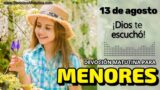 13 de agosto del 2026 | Devoción Matutina para Menores 2026 |¡Dios te escuchó!