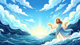 El gran escudo del cielo azul | Historias Bíblicas para Niños | (Génesis 1:6-8)