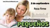 2 de septiembre del 2026 | Devoción Matutina para Niños Pequeños 2026 | Roca Firme