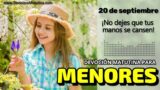 20 de septiembre del 2026 | Devoción Matutina para Menores 2026 | ¡No dejes que tus manos se cansen!