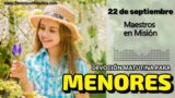 22 de septiembre del 2026 | Devoción Matutina para Menores 2026 |Maestros en Misión