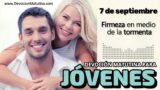 7 de septiembre del 2026 | Devoción Matutina para Jóvenes 2026 | Firmeza en medio de la tormenta