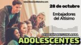28 de octubre del 2026 | Devoción Matutina para Adolescentes 2026 | Embajadores del Altísimo